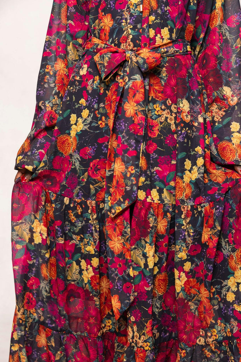 Imogen Dress in Night Garden