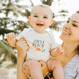 graphic bodysuit | life's a beach