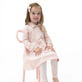 Veiled Pink Bows - Polo Dress and Legging