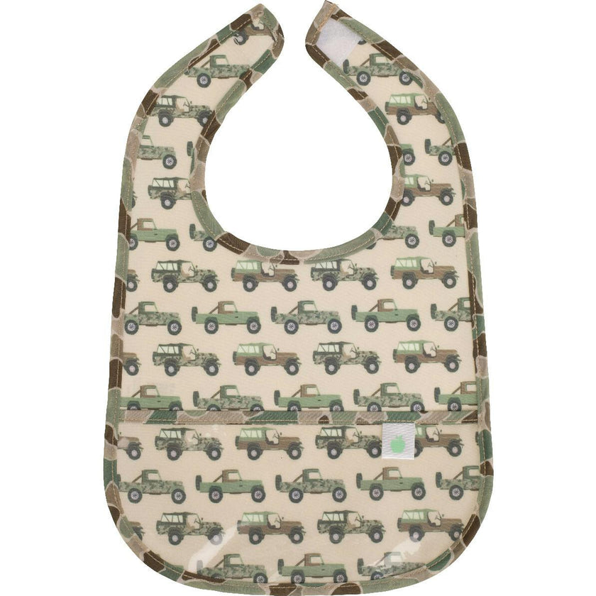 The Wipe It Bib in Jeeps