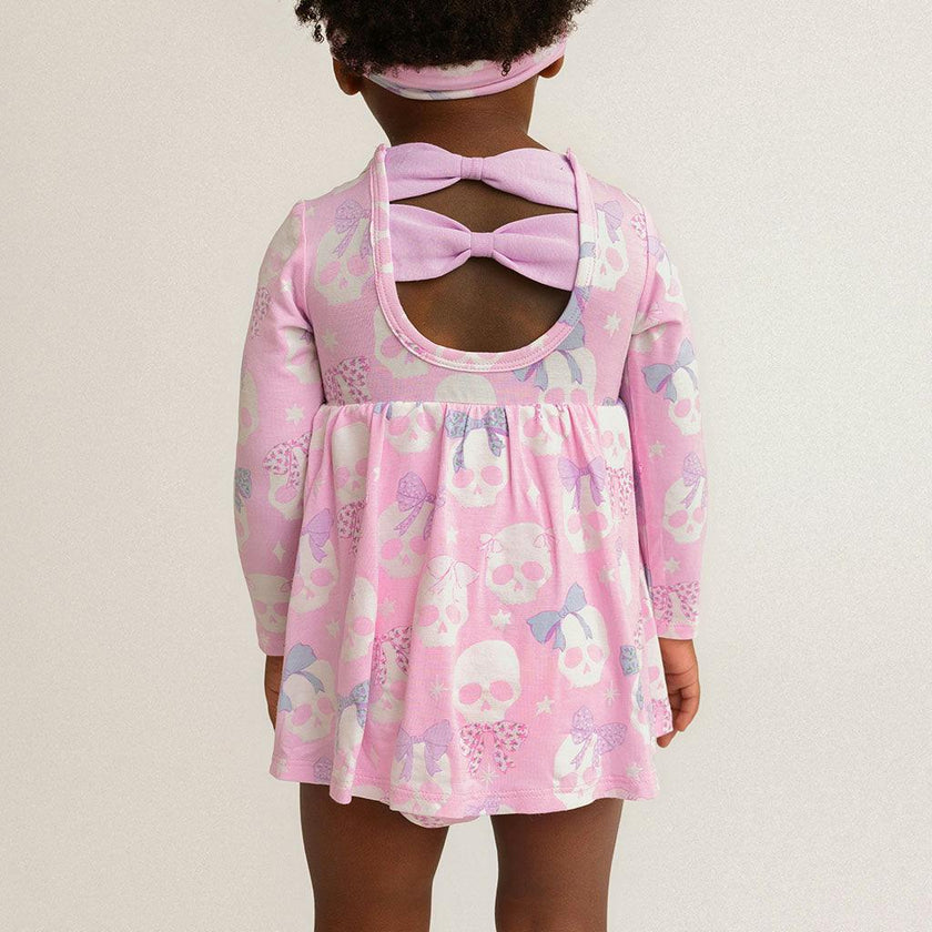 Ms. Kelly Bow Back Bodysuit Dress