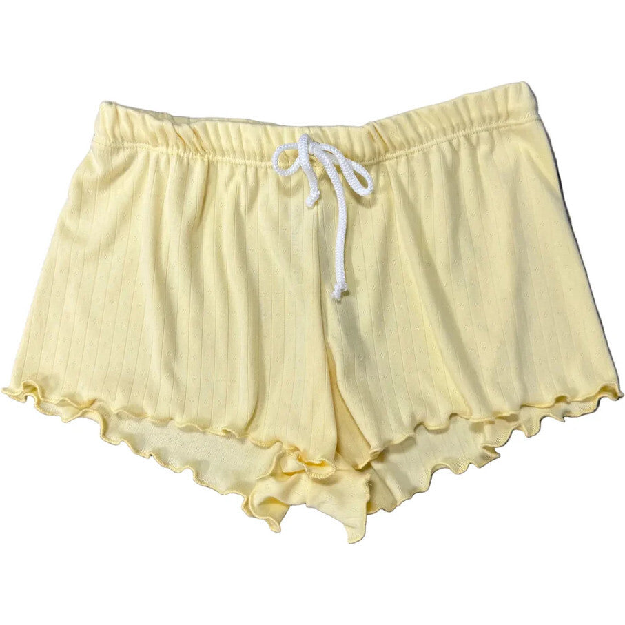 Girls Pointelle Shorts