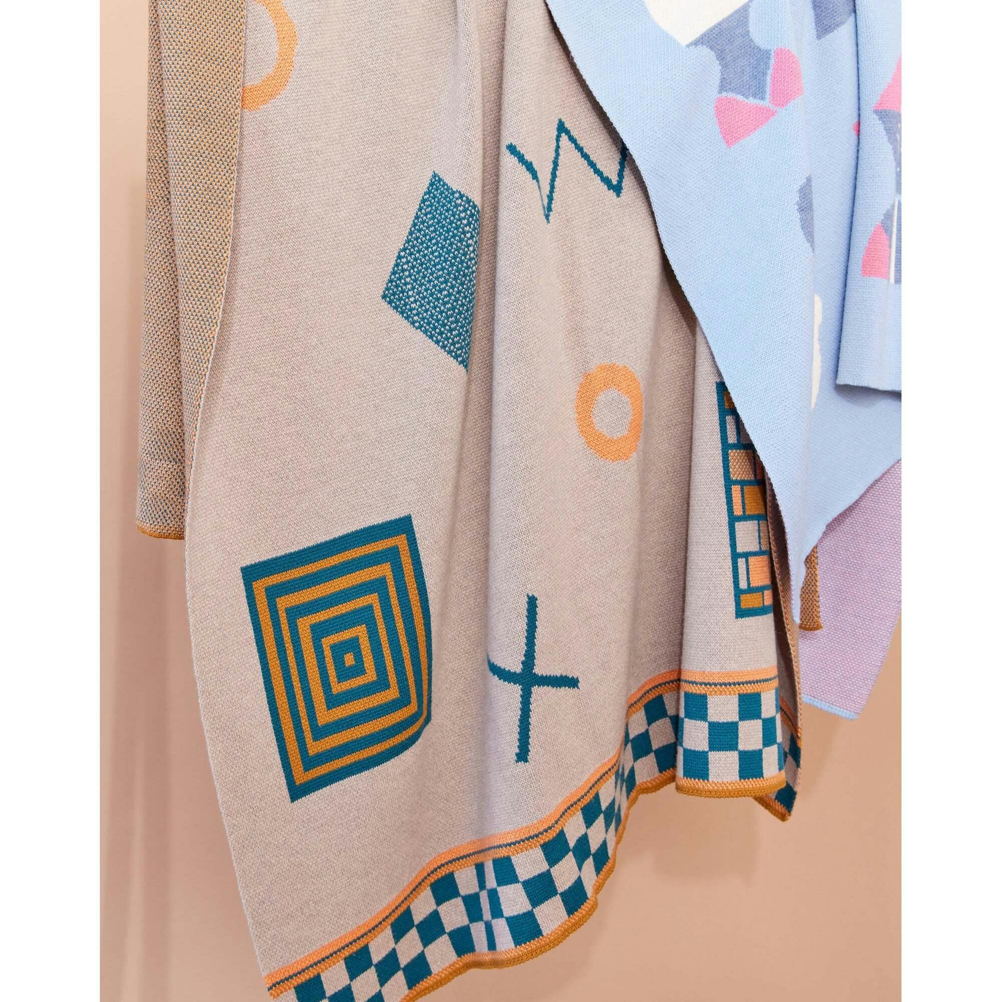 Shapes Knit Blanket
