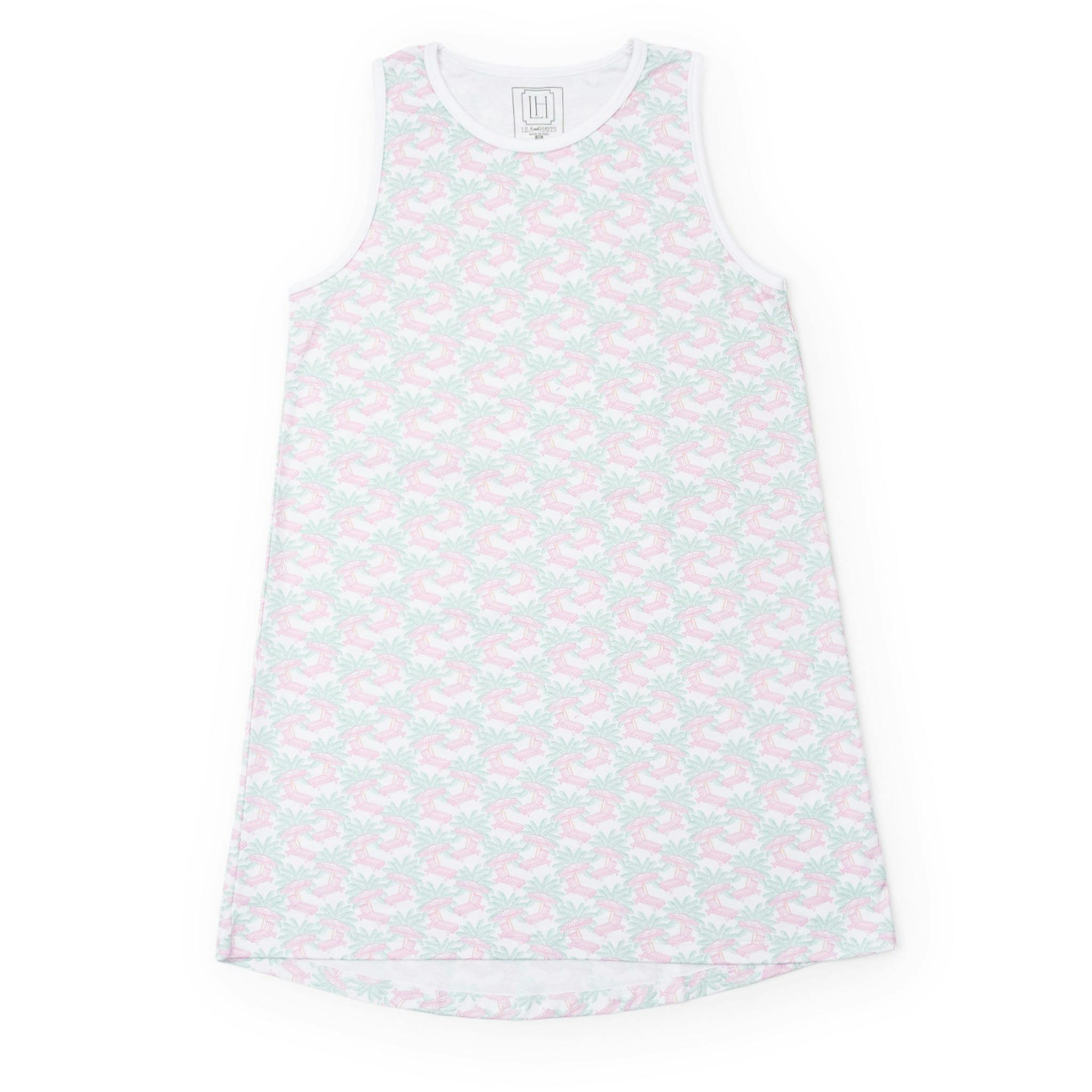 Katie Women's Nightgown Poolside Palms
