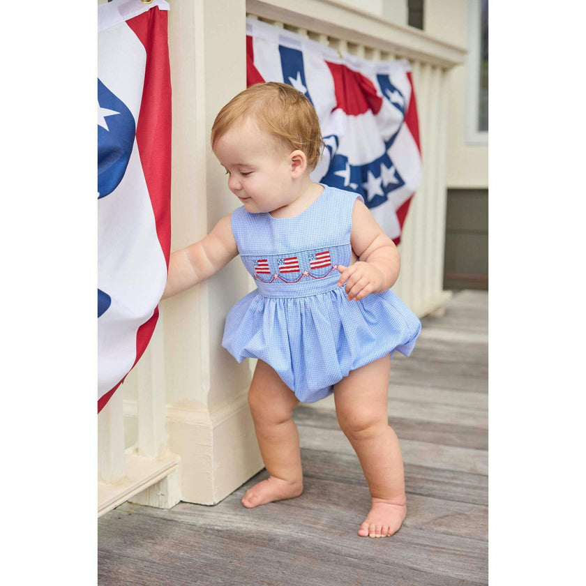 Smocked Apron Bubble - Flags