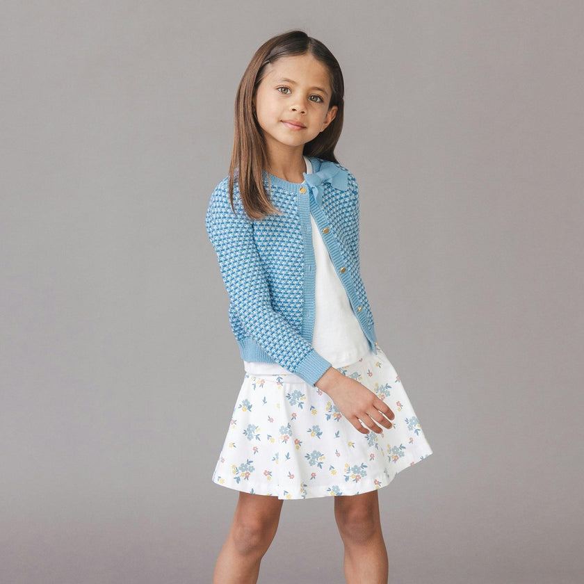 Organic Printed Knit Skort