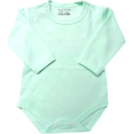 Mint Long Sleeve Onesie 100% Pima Cotton