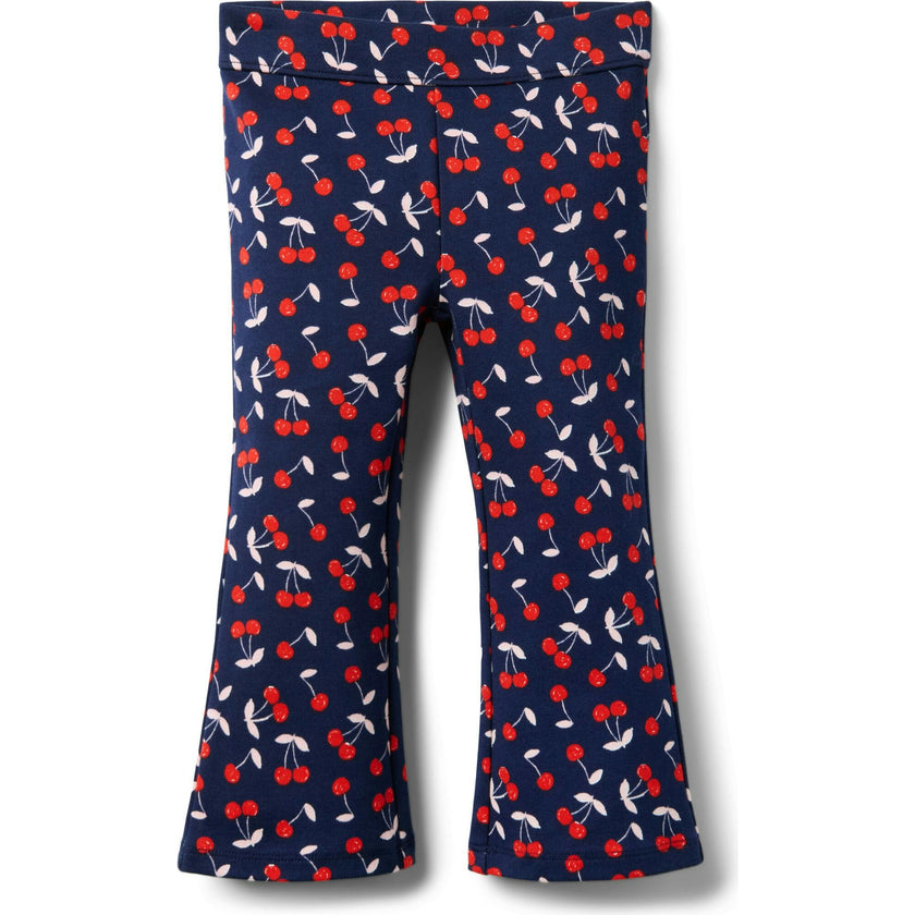 Cherry Flare Ponte Pant