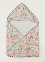 Hooded Bath Towel - Rosy Coral Reef