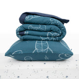 Cotton Muslin Toddler Bedding 3 Piece Set - Blast Off