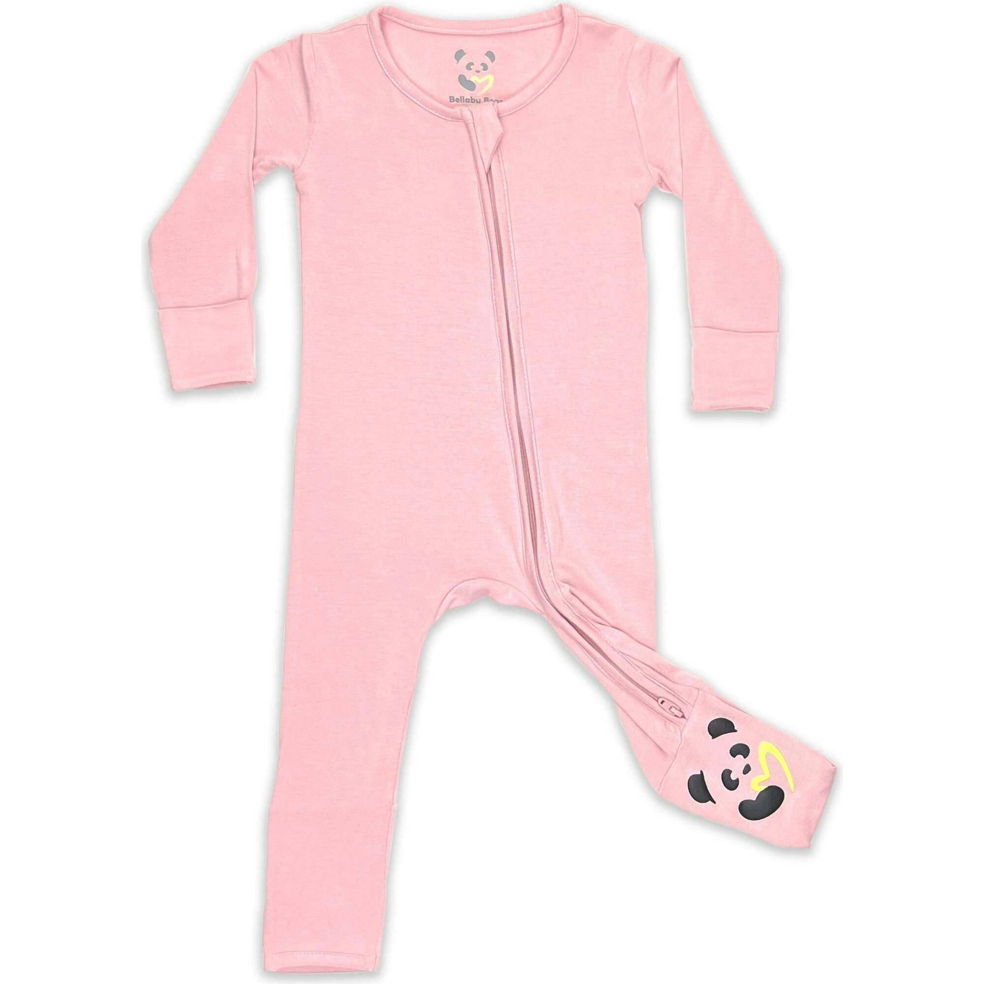 Dusty Rose Bamboo Convertible Footie
