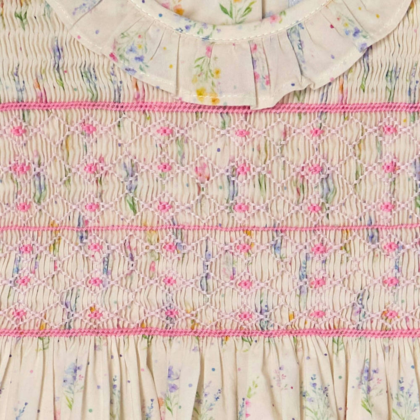 Hand-Smocked Baby Dress - Keilani