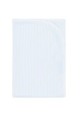 Blue Classic Stripes Receiving Blanket