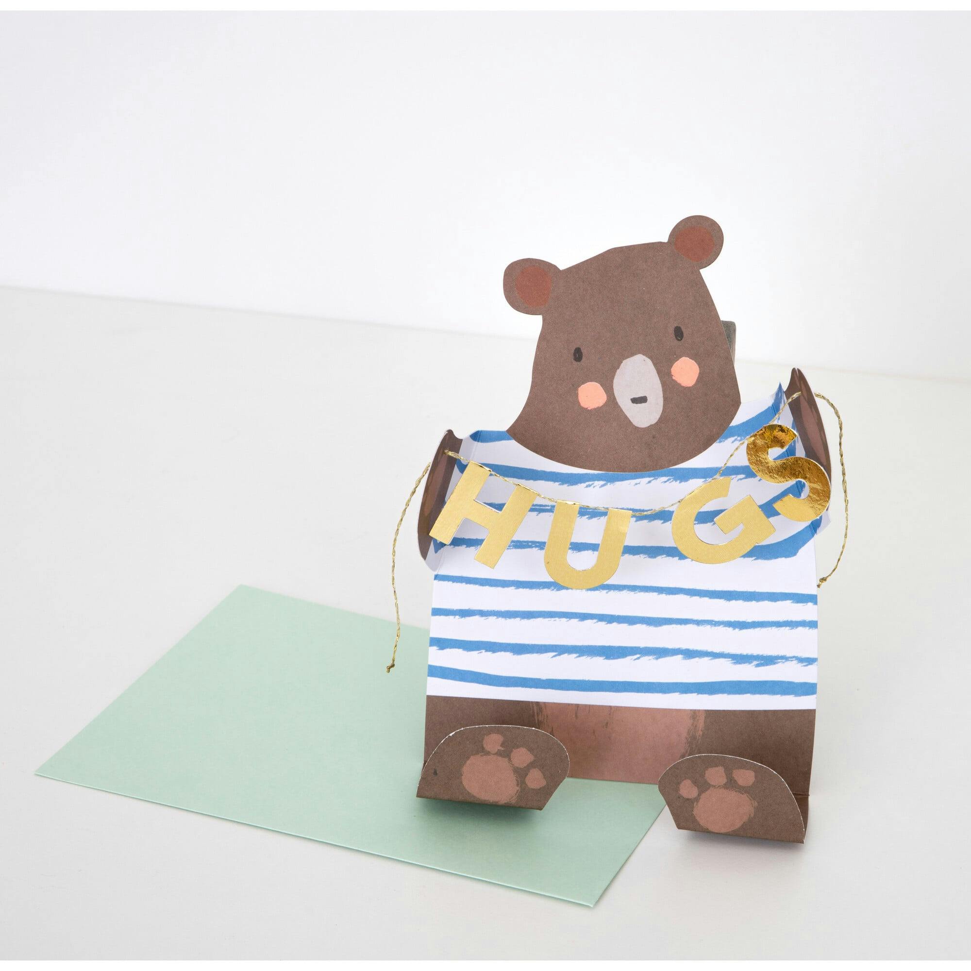 Bear Hug Get Well Soon Card