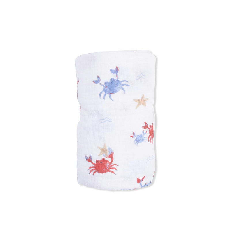 Crayon Crabs - Swaddle Blanket