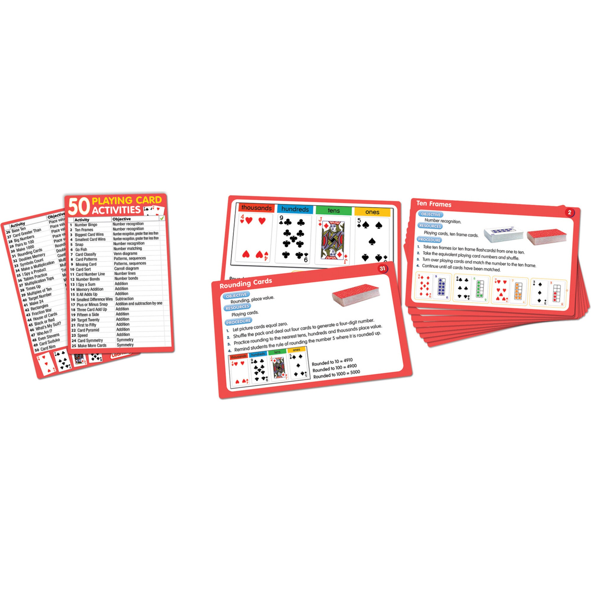 50 Playing Card Activities