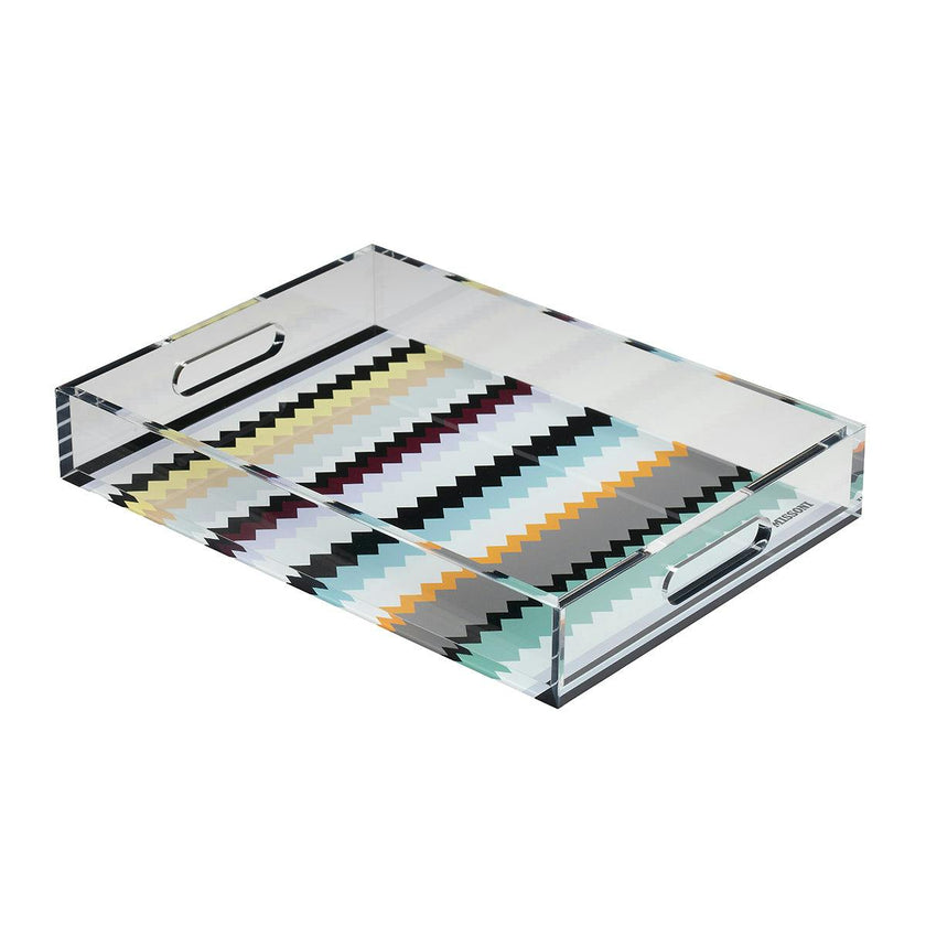 Tray Curt Vassoio Multicolor Medium Tray 9.8 X 13.8 In