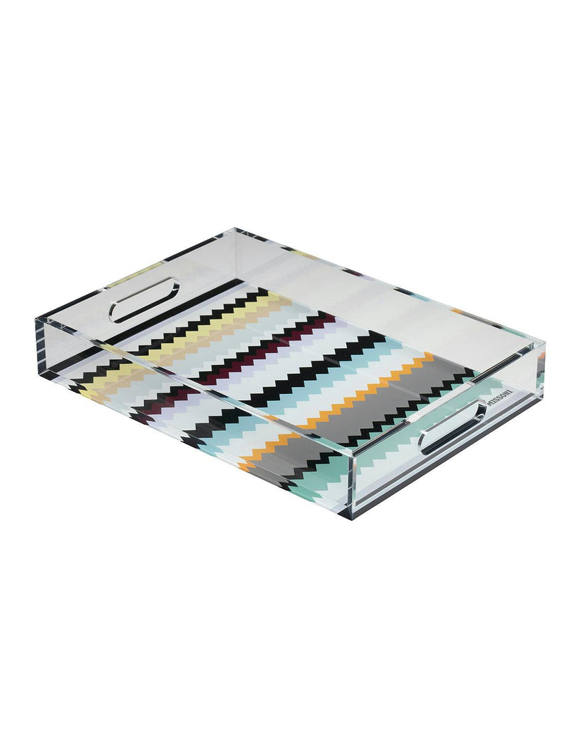 Tray Curt Vassoio Multicolor Medium Tray 9.8 X 13.8 In