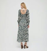The Eugenia Nap Dress -  Jacobean Bloom Blue/Green