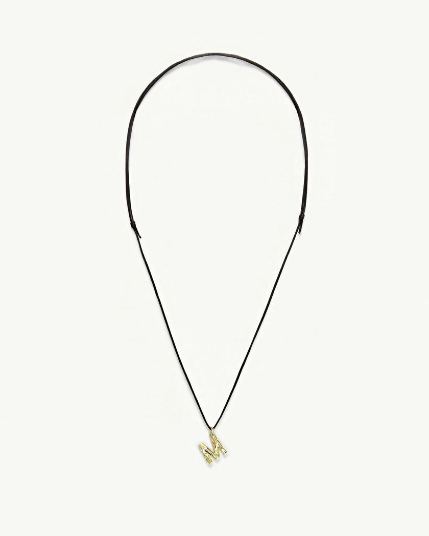 Monogram Necklace in Gold