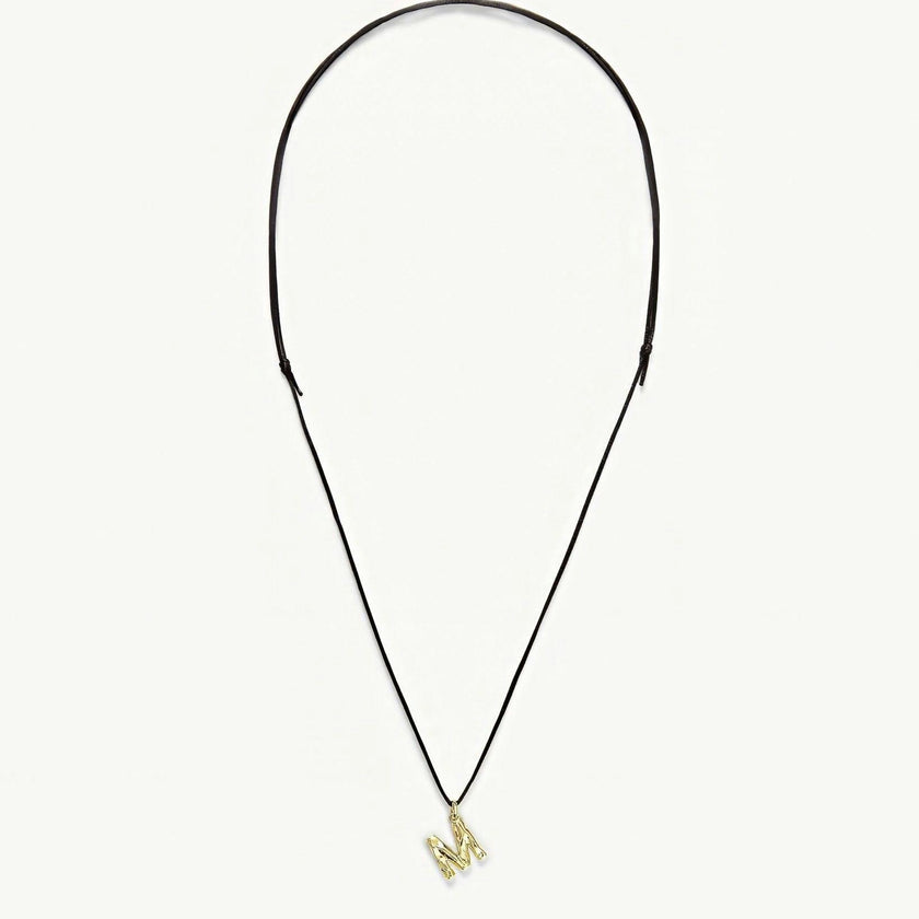 Monogram Necklace in Gold