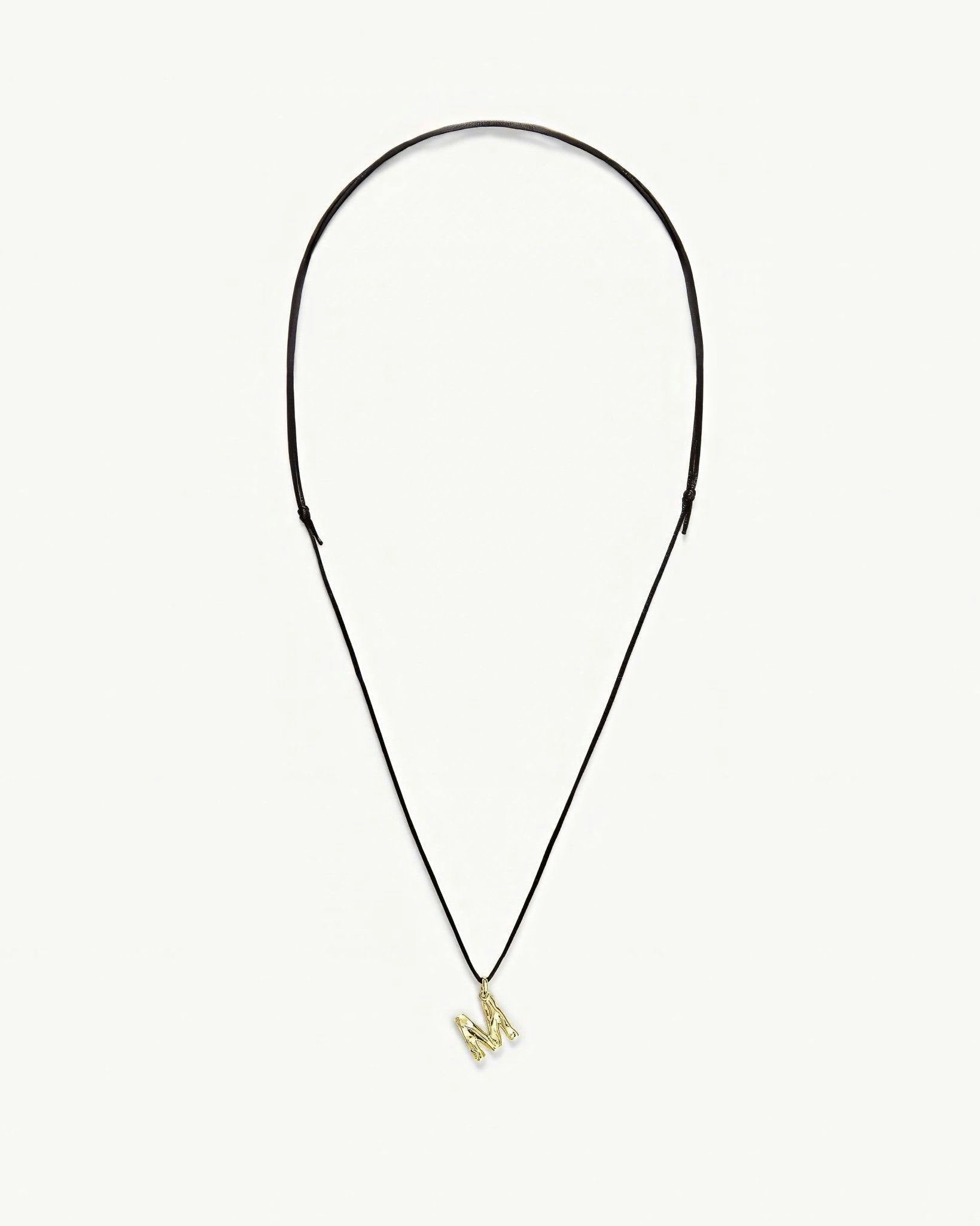Monogram Necklace in Gold