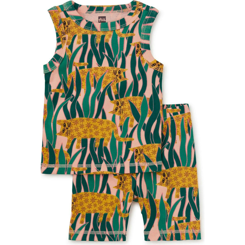 Summer Nights Tank Pajama Set, Multi