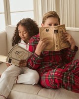 Kid's Brushed Twill Pajama Set in Imperial Tartan