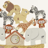 Wooden Balancing Ark Animal Stacker