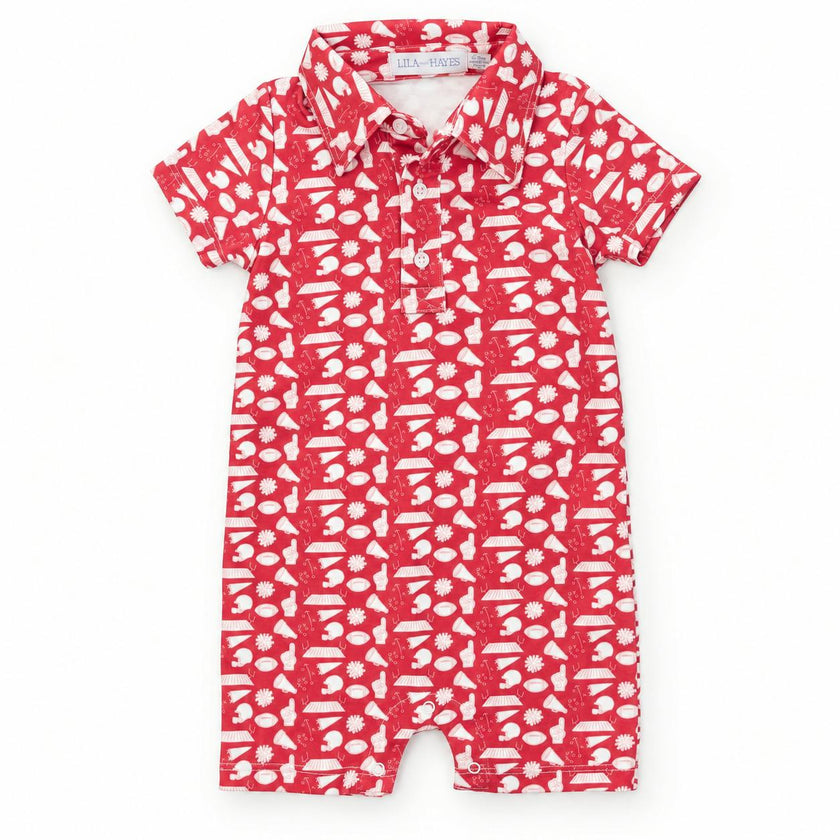 Tripp Boys' Polo Shortall - Pep Rally Red