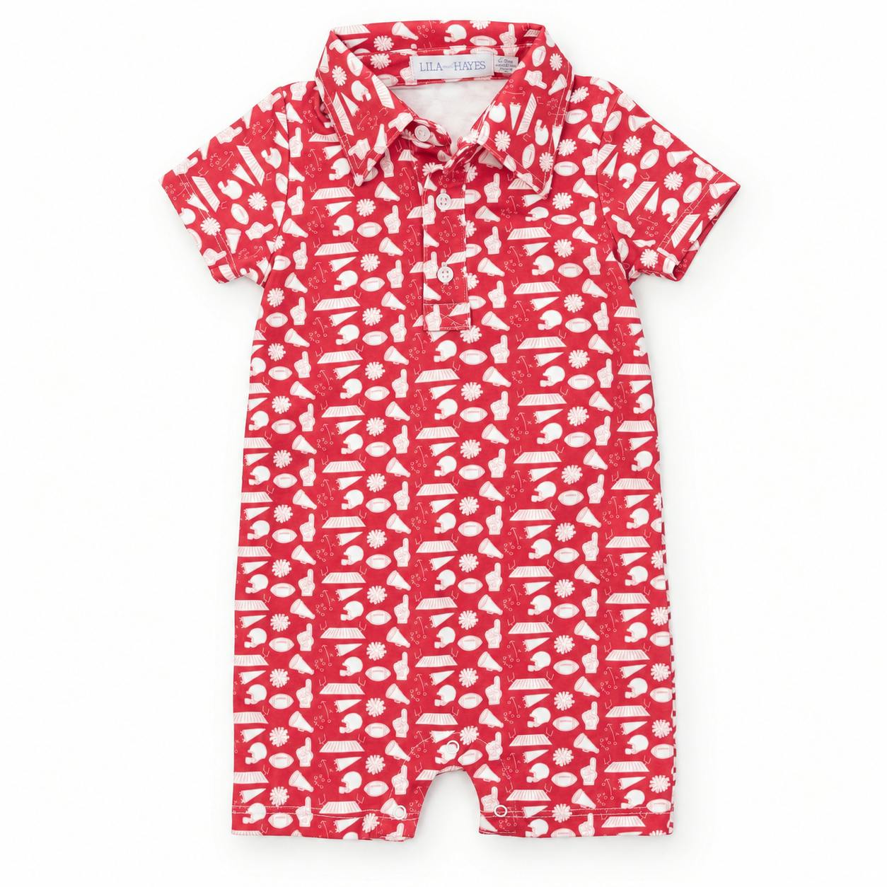 Tripp Boys' Polo Shortall - Pep Rally Red