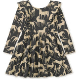 Ruffle Shoulder Ballet Dress, Multi