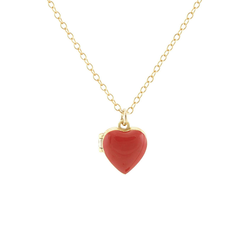 Enamel Heart Locket