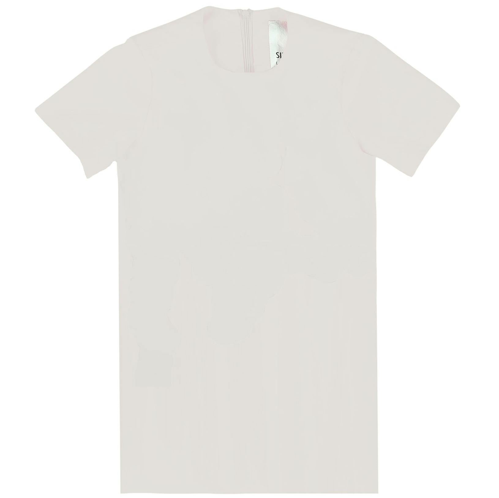 CAROLINE BOSMANS Rose Gauze Wrap Party Dress