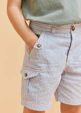 Cargo Seersucker Shorts