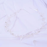 Crystal Floral Accented Hair Vine