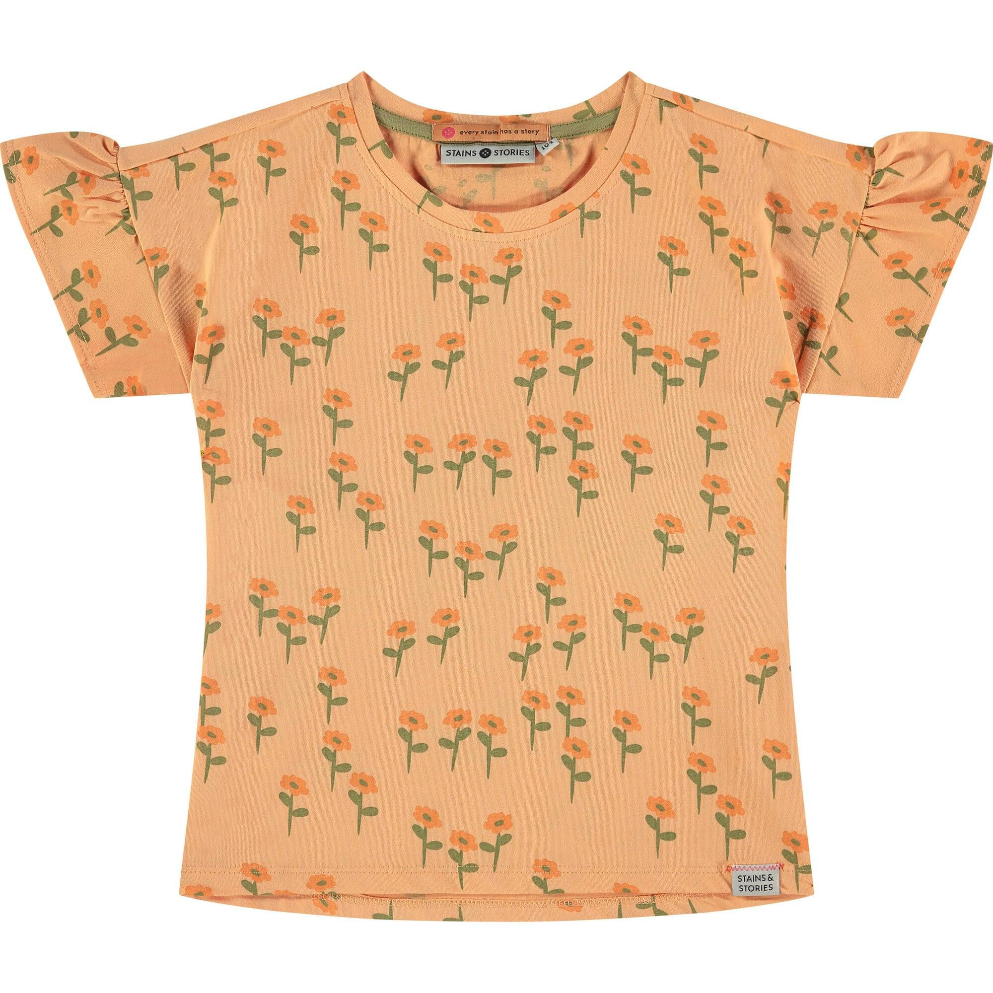 Flowers Print T-Shirt