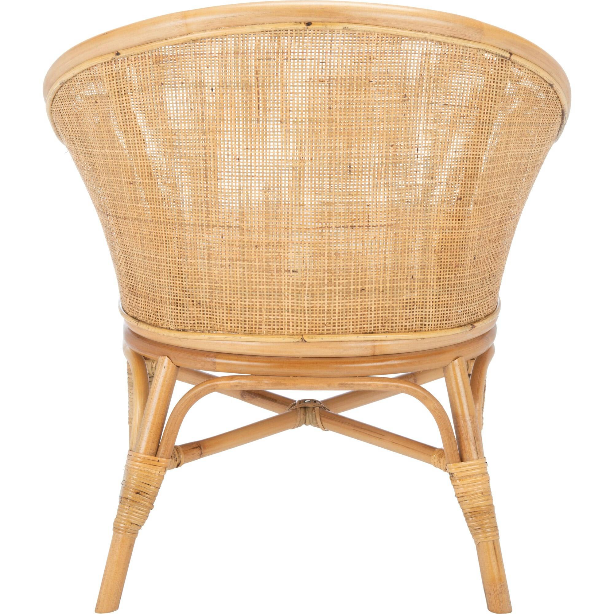 Dustin Rattan Accent Chair with Cushion