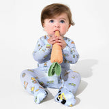 Easter Blue Bamboo Convertible Footie