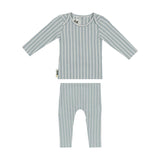 Vertical Pinstripe Loungewear Set