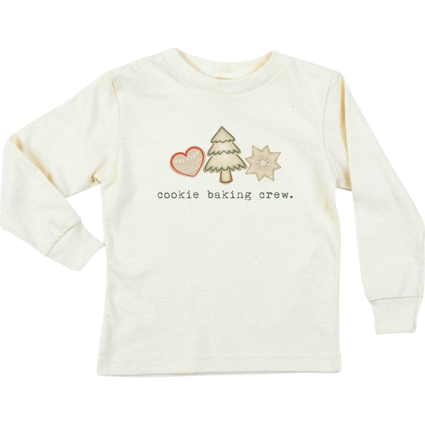 Cookie Baking Crew Organic Kids T-Shirt Long Sleeve