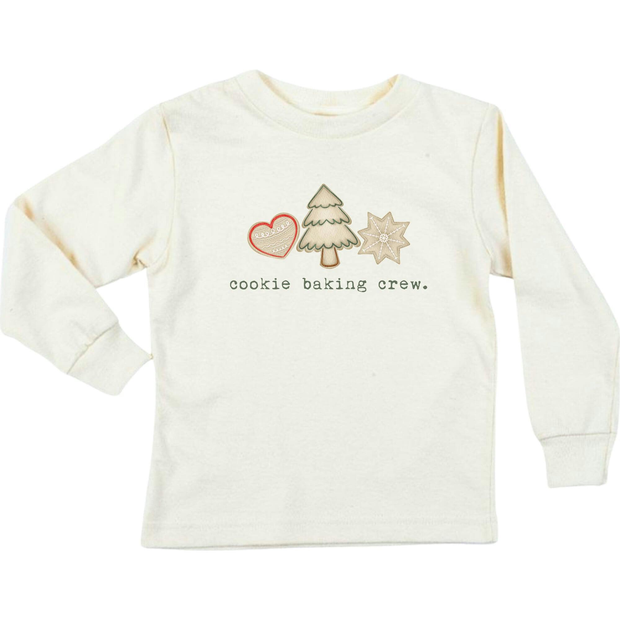 Cookie Baking Crew Organic Kids T-Shirt Long Sleeve