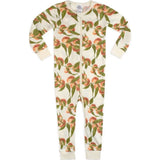 Peaches Organic Cotton Zipper Pajama