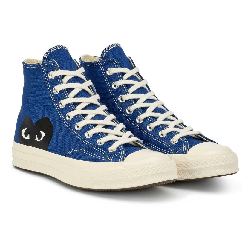 Dark Blue High Top Sneakers