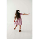 Short Sleeve Henley Dress Thistle