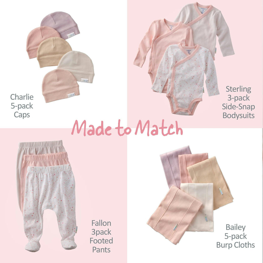 FALLON 3-Pack Footed Baby Pants