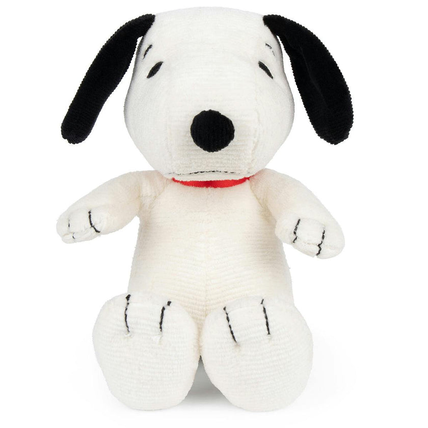 Plush PEANUTS SNOOPY Mini Corduroy Cream in Giftbox 7"