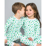 The Organic Long Sleeve Pajama Set [Shamrocks]