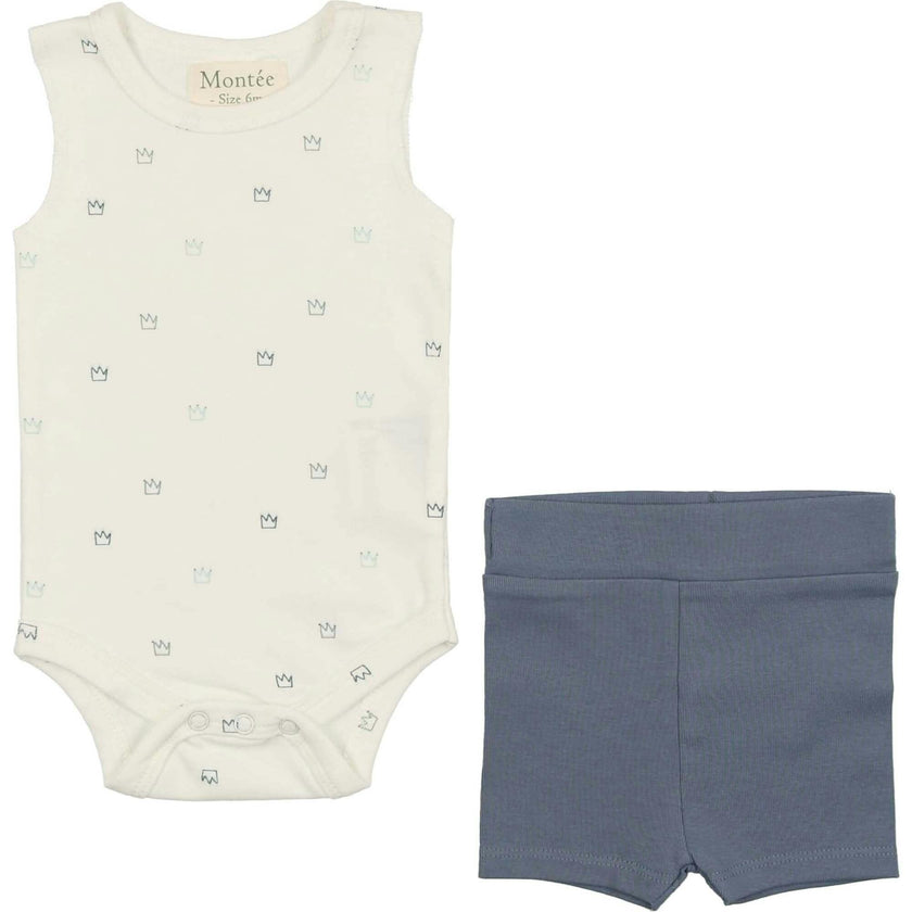 Boys Onesie & Short Set