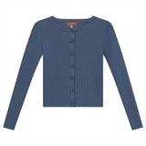 Cropped Knit Cardigan
